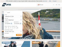 Tablet Screenshot of dfdsseaways.dk
