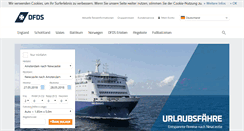 Desktop Screenshot of dfdsseaways.de