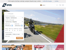 Tablet Screenshot of dfdsseaways.lt